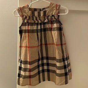 This beautiful Burberry dress is a showstopper